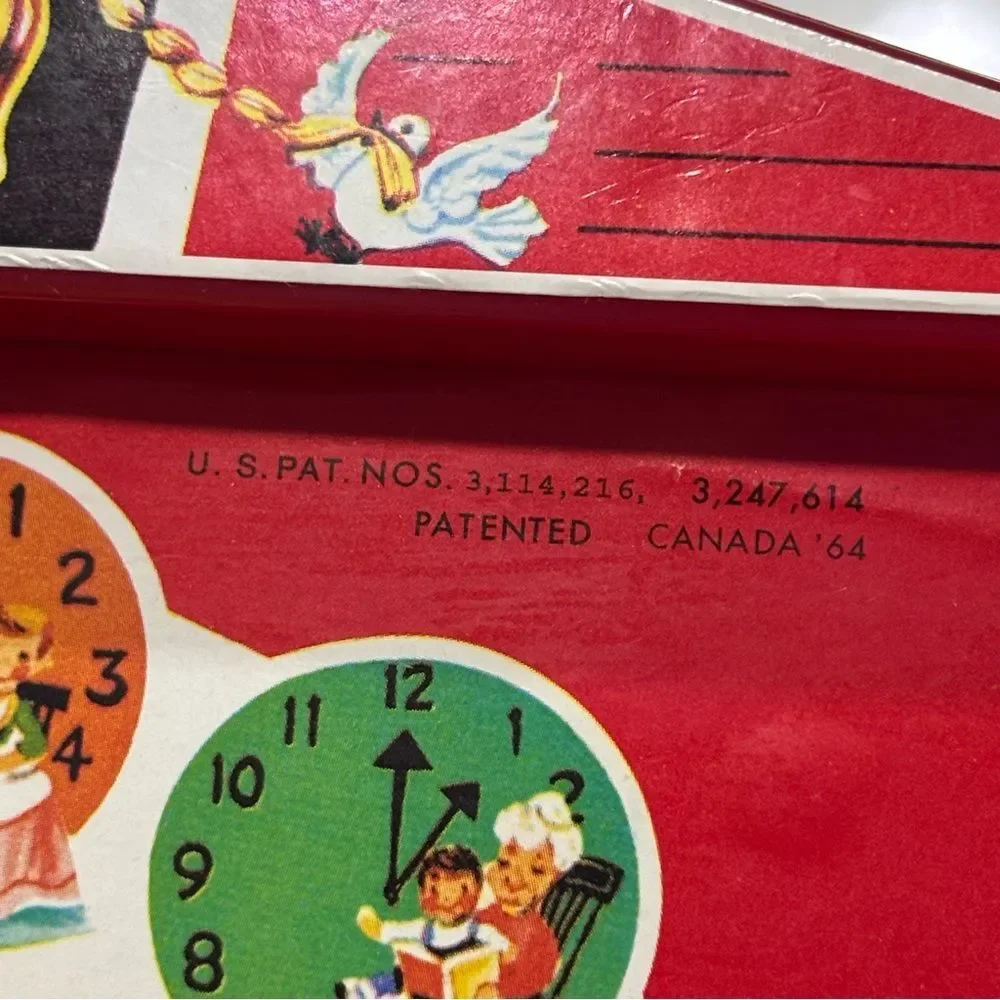 Vintage Fisher-Price Little Red School House Music Box Teaching Clock 2005 WORKS
